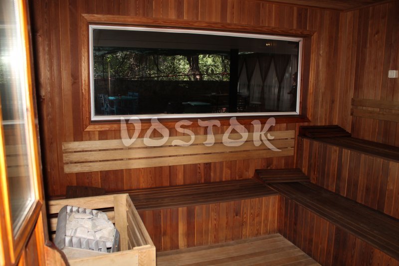 Dry sauna is a must before the peeling procedures - Hisaronu Turkish bath Oludeniz