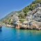 View to Kekova island from boat