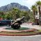 Statue of Caretta Caretta turtle in the center of Dalyan town