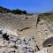 The Patara theatre was built in the reign of Antoninus Pius