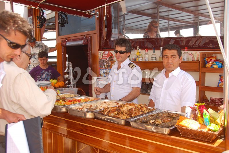 Food o'clock - Fethiye sail boat trips