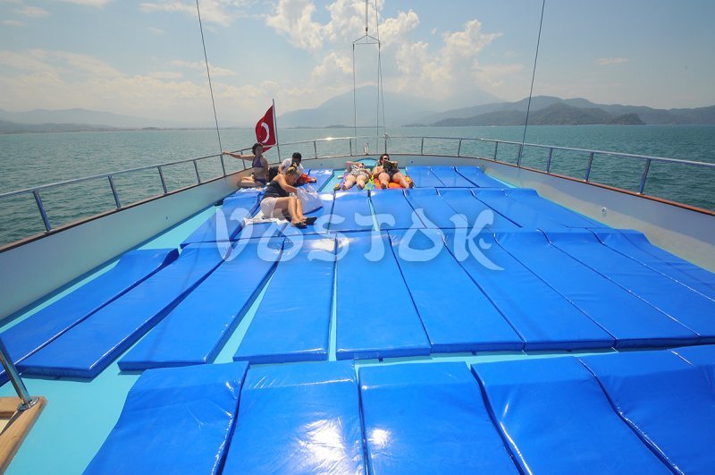Enough space for all on top deck - 12 Islands Fethiye Sail Boat Trip