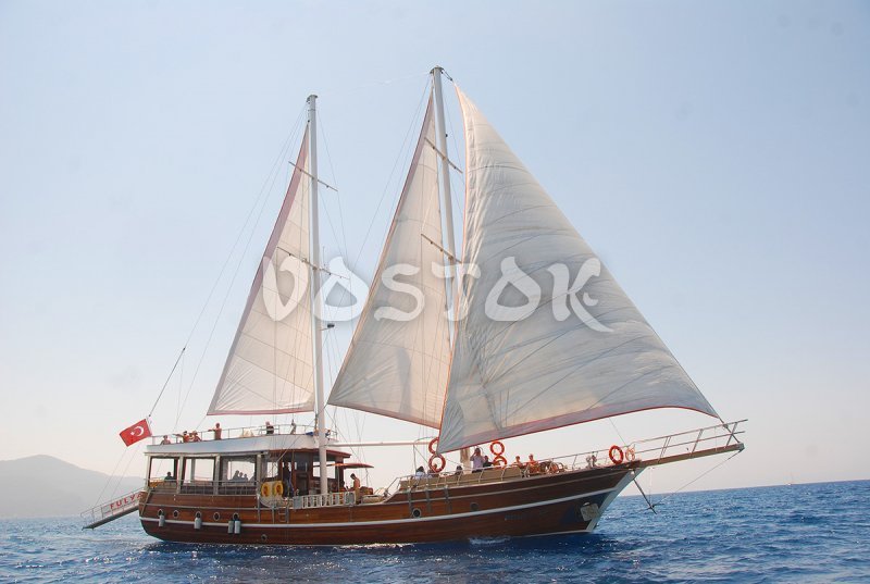 Good wind to full sails - 12 Islands Sail Boat Trip from Fethiye
