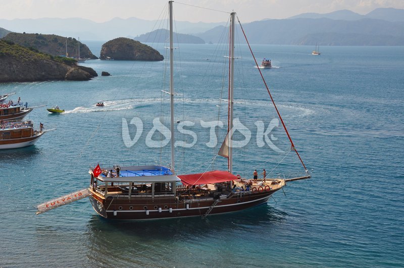 12 islands Fethiye sail boat trip