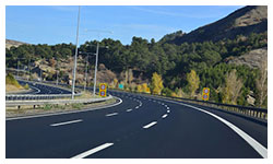 Road markings in Turkey